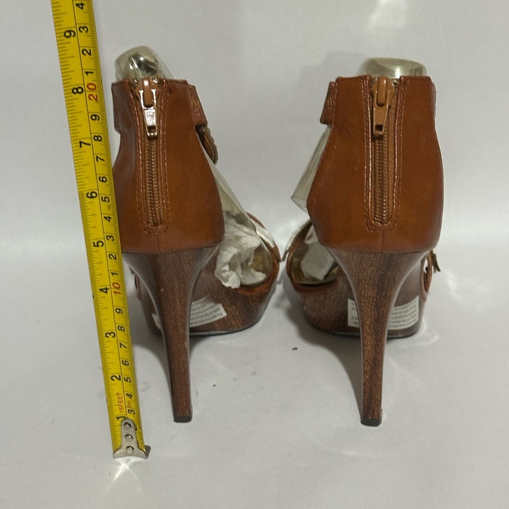 Anne Michelle Brown Embellished Women's Sandals - Picture 13 of 13